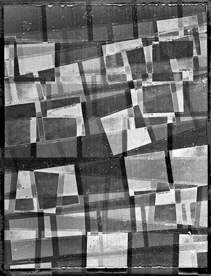 abstract photograph of film strips by Alan Ostreicher