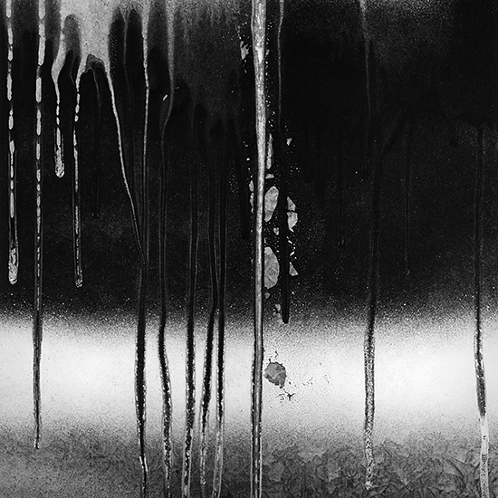 abstract photograph of graffiti on metal by Alan Ostreicher